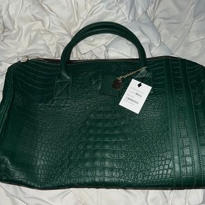 Tote & Carry emerald duffle